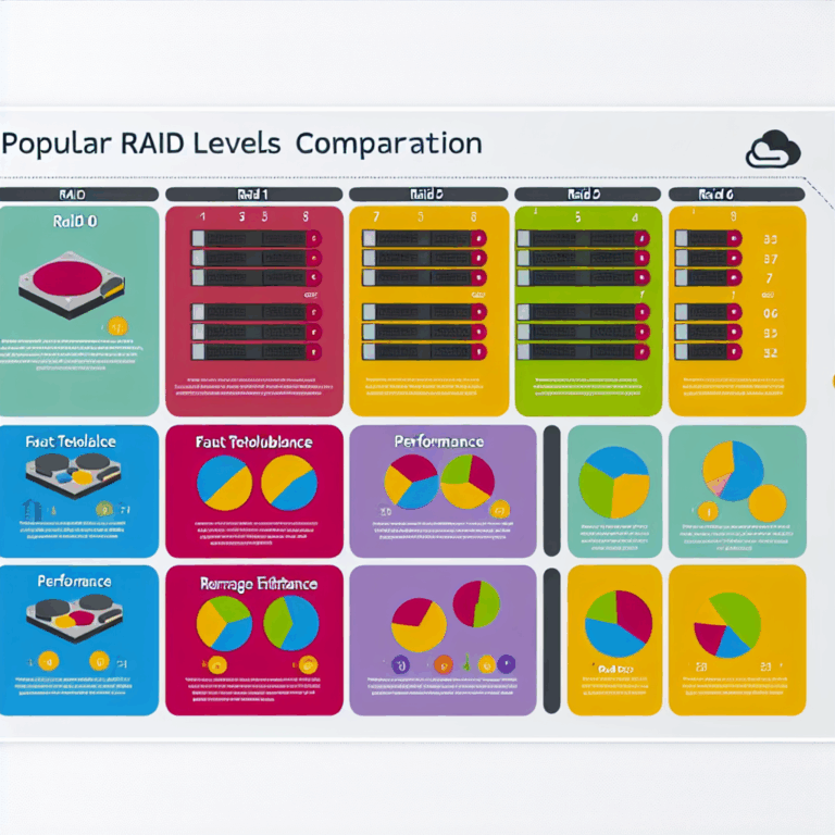 Popular RAID Levels Comparison